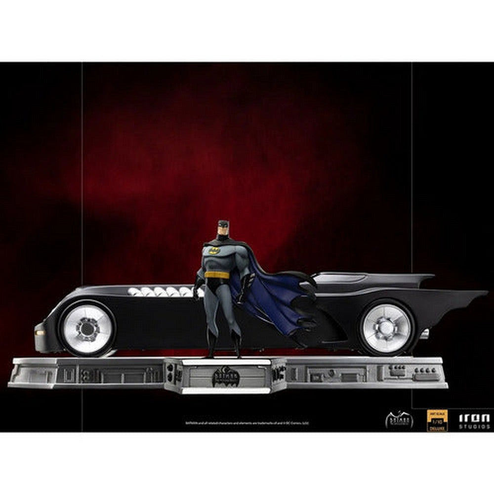 Figura Escala 1/10 Batman Y Batimóvil Art 64922 Iron Studios