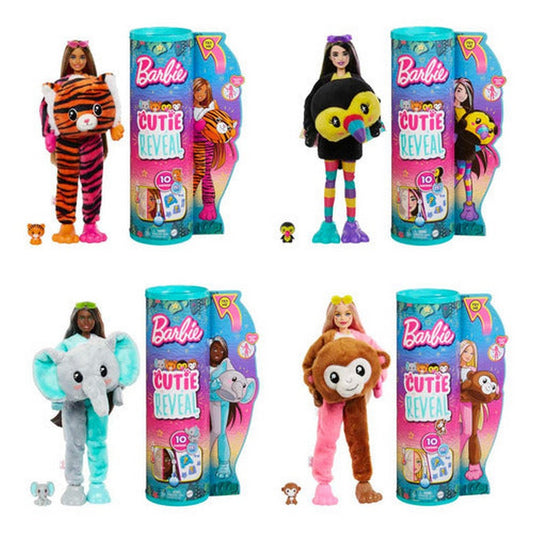 Barbie Cutie Reveal Animales De La Jungla Hkp97 Mattel