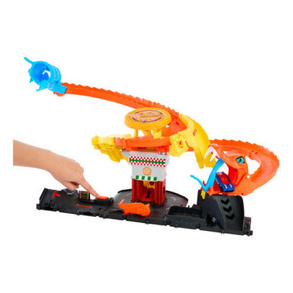Hot Wheels City Pista Pizza Shop Htn81 Mattel