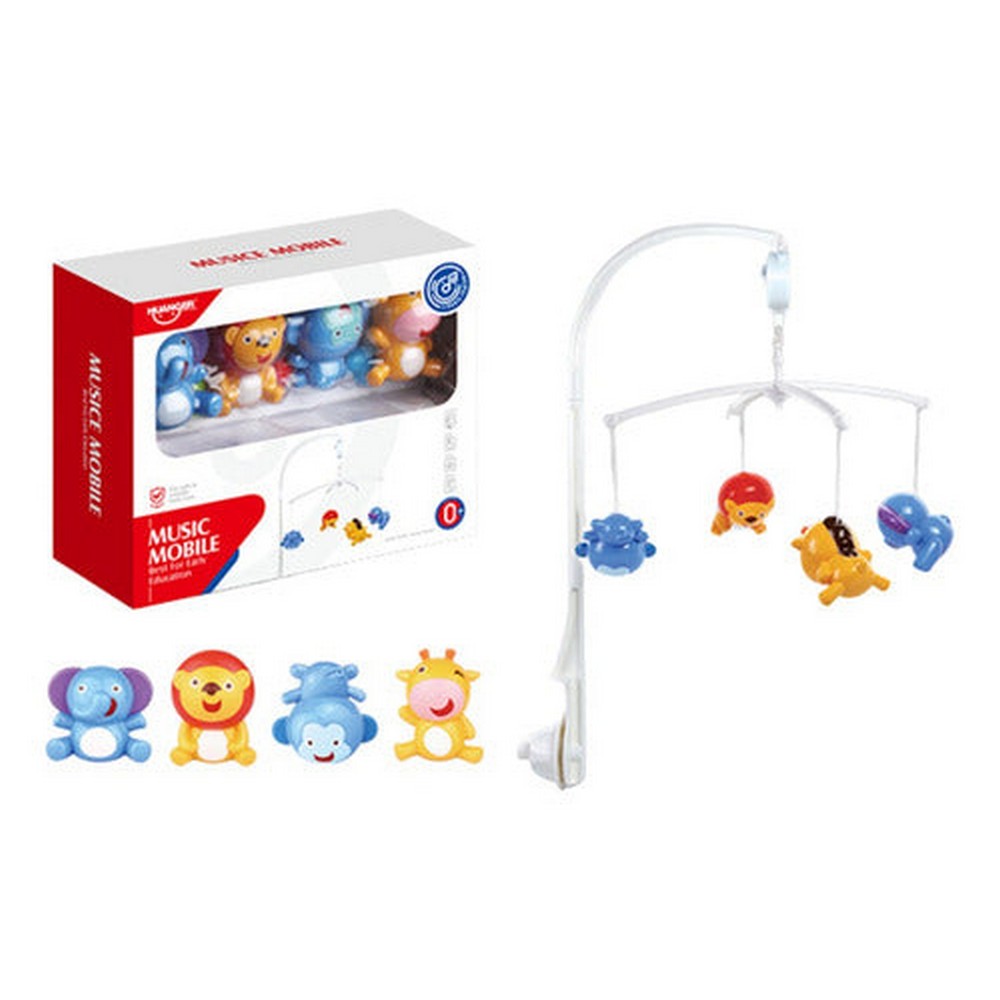 Movil Musical Animalitos De La Selva 2076513 Shine