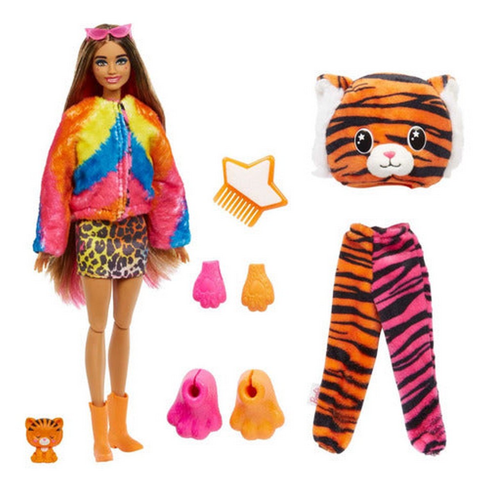 Barbie Cutie Reveal Animales De La Jungla Hkp97 Mattel
