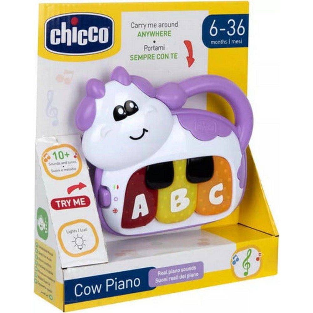 Chicco Piano Vaquita Melodías Y Luces 1115900004