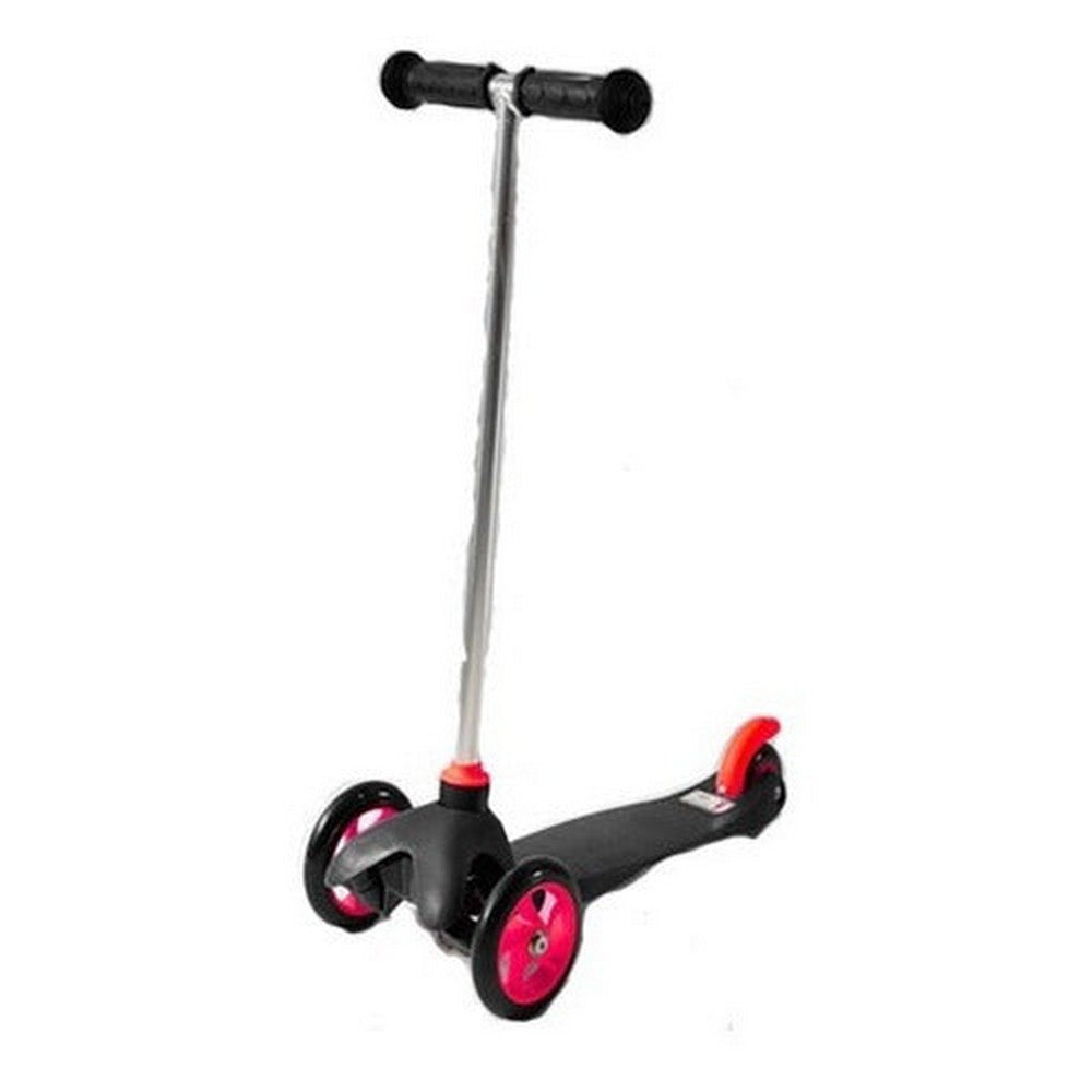 Monopatín 3 Ruedas Sc K-06 Negro Y Rojo