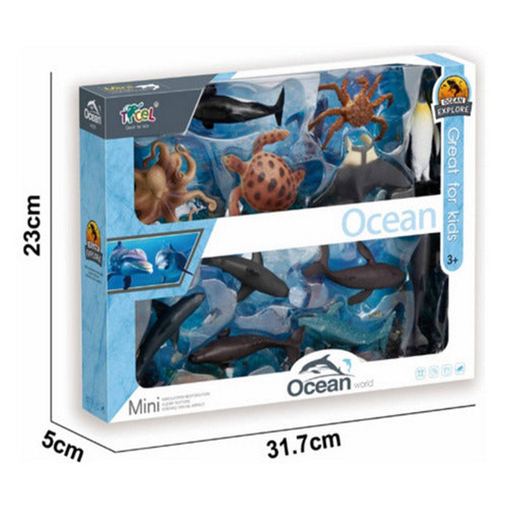 Set Animales Marinos Ocean World X12 2308517