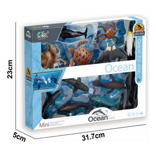 Set Animales Marinos Ocean World X12 2308517