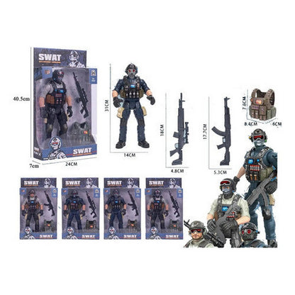 Muñeco Soldado Swat Con Accesorios 2363737 Shine