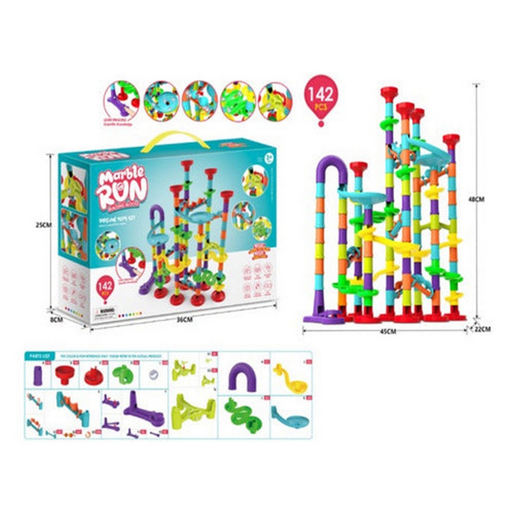 Marble Run Laberinto Bolitas 142 Piezas 2338957 Shine Color Multicolor