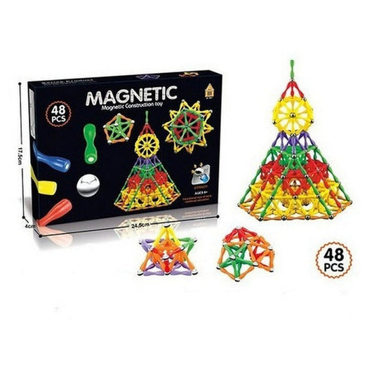 Magnetic Bloques Magnéticos 50 Piezas 2022131 Shine
