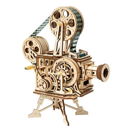 Robotime Puzzle 3d Vitascopio Proyector Películas Lk601 Rokr