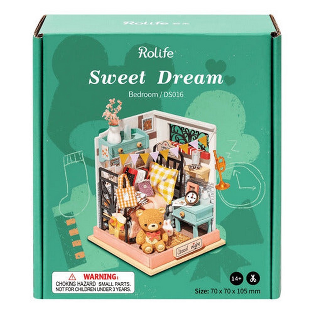 Robotime Puzzle 3d Habitacion Dulce Sueño Ds016 Rolife