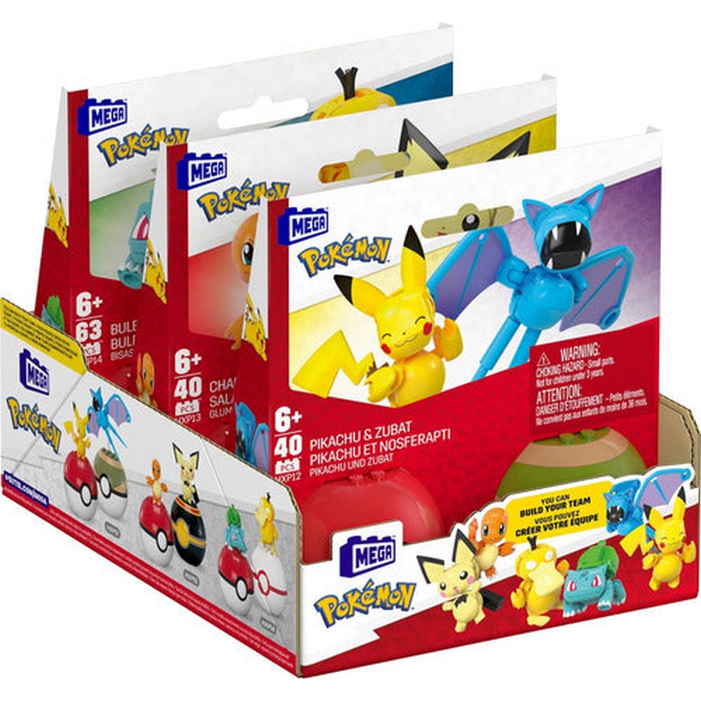 Mega Pokemon Pokebola Coleccion Hxp11 Mattel