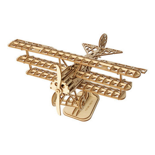 Aeroplano Armable Madera Maqueta Bloques Creativo Robotime