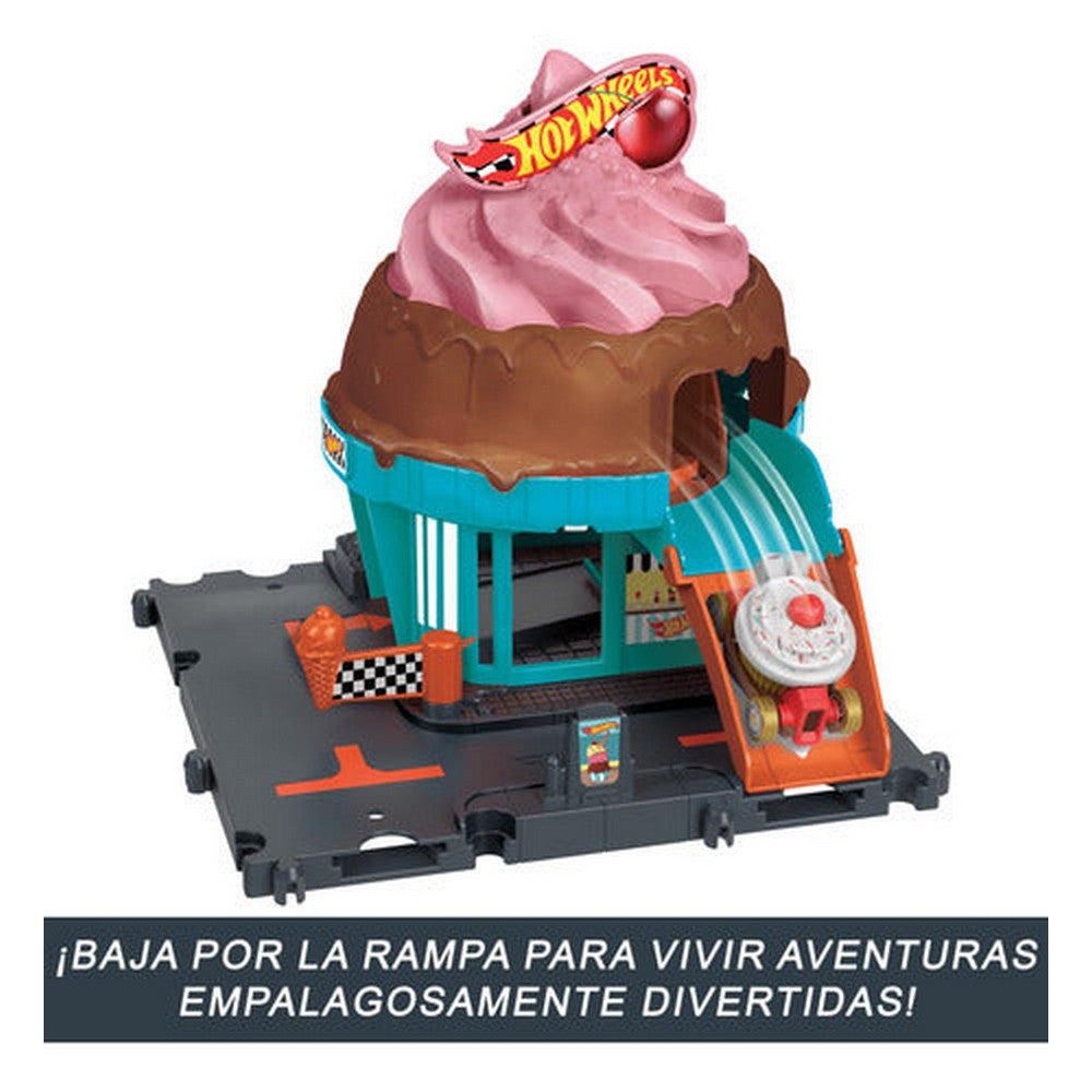 Hot Wheels City Heladeria En La Ciudad Htn77 Mattel