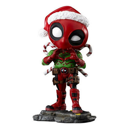 Estatua Navideña De Deadpool (fiestas) - Marvel Comics - Minico