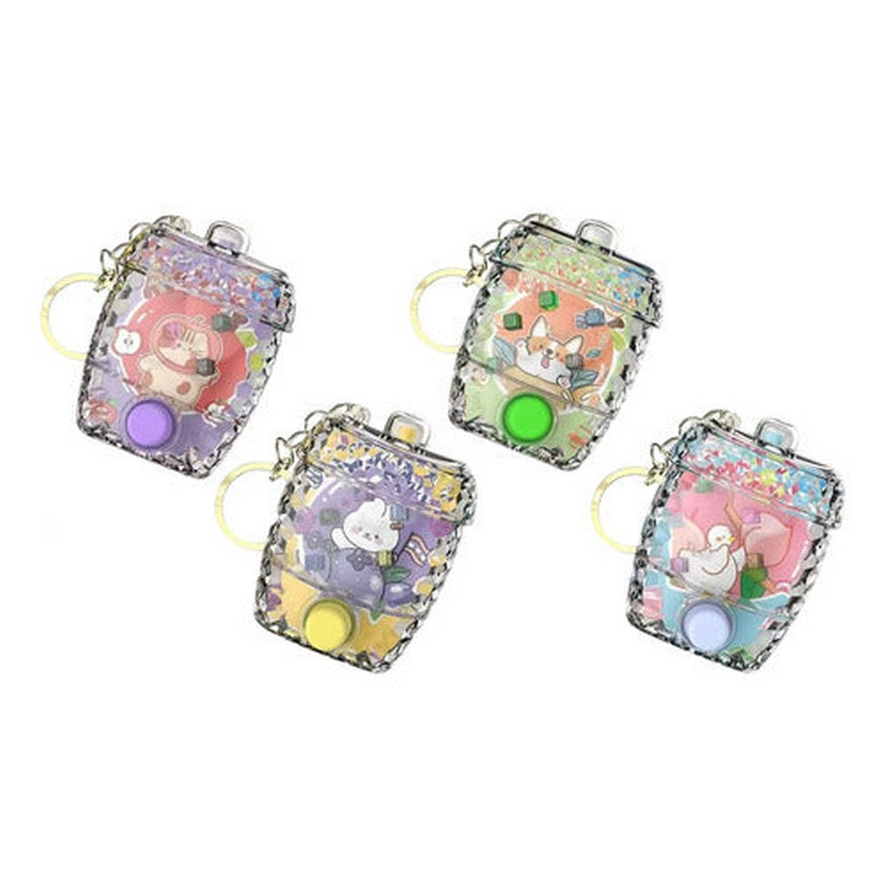 Juego De Agua Llavero Animales 2586k-10 (2j24) Shine Color Multicolor