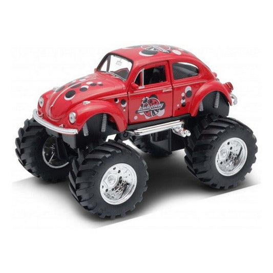 Welly Vehículo 1963 Volkswagen Beetle Rojo 47005s