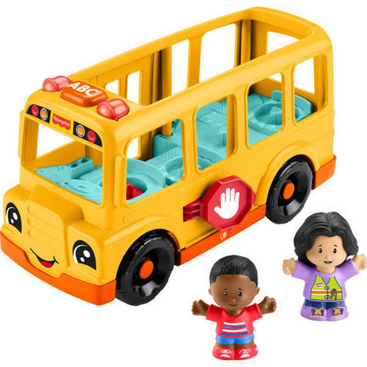 Little People Bus Escolar Mediano Con Figuras Hyp40 Mattel