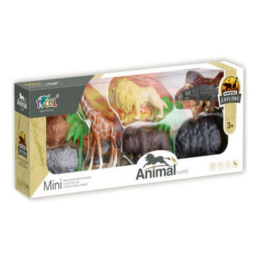 Animal World Set Animales De Selva Con Accesorios 2308525