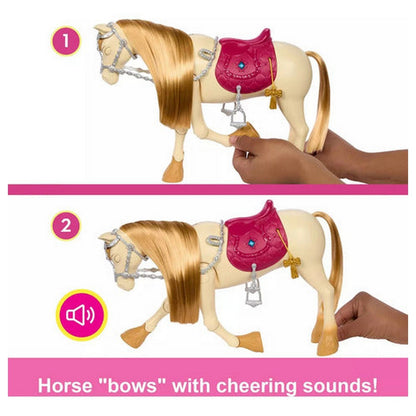 Barbie Caballo Con Movimiento Y Sonido Hxj42 Mattel