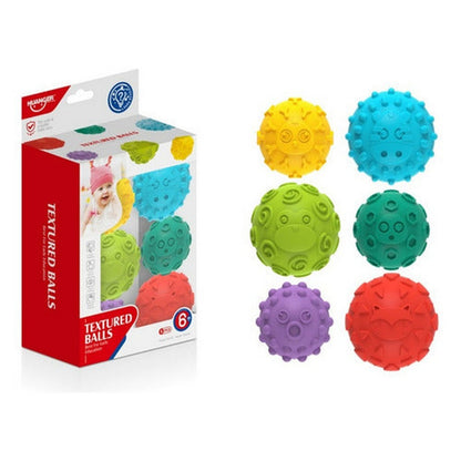 Set De 6 Pelotas Con Textura Para Bebes 1952293 Huanger