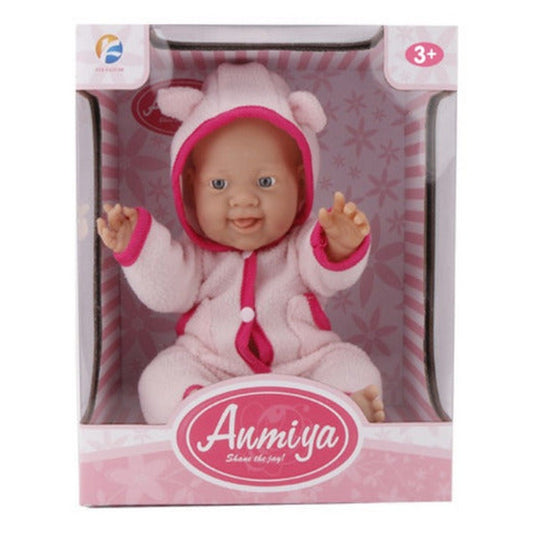 Muñeca Bebote 35cm Enterito Rosa Osito 1978989 Shine