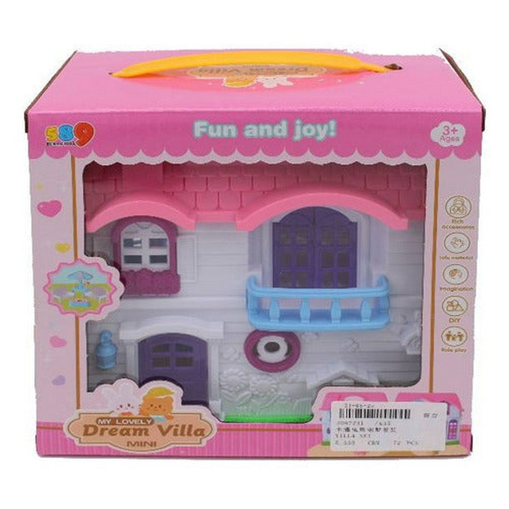 Casita De Juguete My Lovely Dream Villa 2097231 Color Blanco Con Rosa