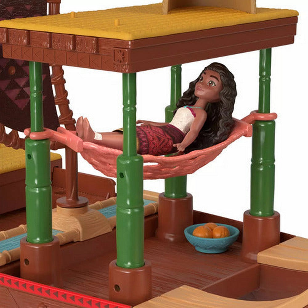 Moana 2 Set Bote De Aventuras Mini Muñeca Jbt54 Mattel