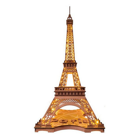 Robotime Puzzle 3d Noche De La Torre Eiffel Tgl01 Rolife