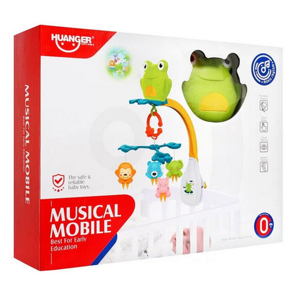 Movil Musical Ranita Con Luz 1922540 Shine Color Verde