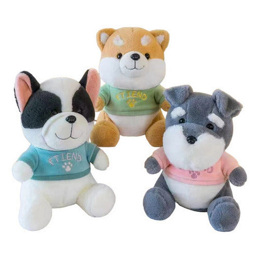 Peluche Perro Con Sweater 21cm 1005-74 Shine
