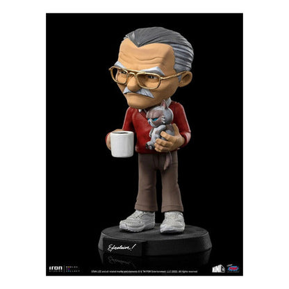Figura Stan Lee Con Gato Gruñón Minico 71422 Iron Studios