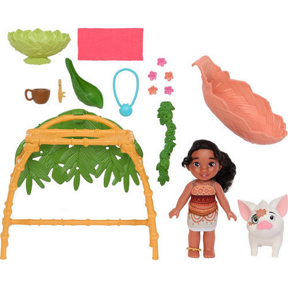 Moana 2 Set De Juego Muñeca Simea Y Pua Jbt36 Mattel
