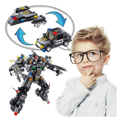 Panlos Ladrillos 8 En 1 Vehículo Blindado Robot 1875569