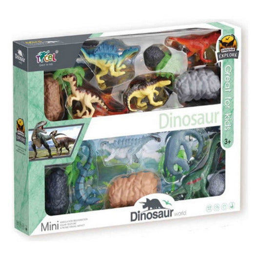 Dinosaur World Set De Dinosaurios Con Accesorios 2308521