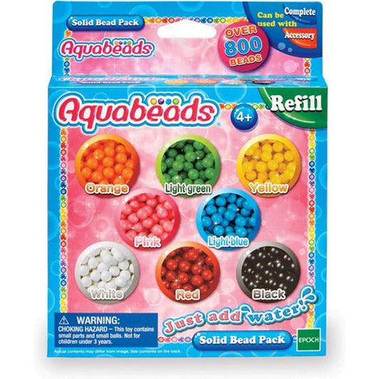 Aquabeads Solid Bead Pack Repuesto 31517