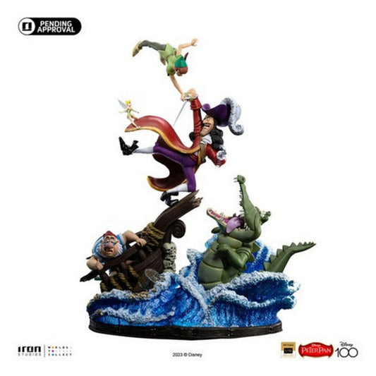 Figura De Acción Peter Pan Vs Hook Deluxe De Iron Studios Deluxe Scale 1/10
