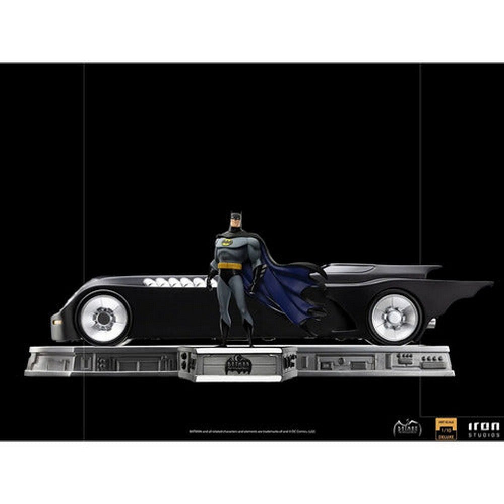 Figura Escala 1/10 Batman Y Batimóvil Art 64922 Iron Studios