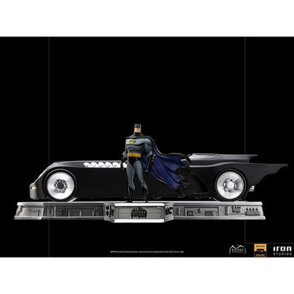 Figura Escala 1/10 Batman Y Batimóvil Art 64922 Iron Studios
