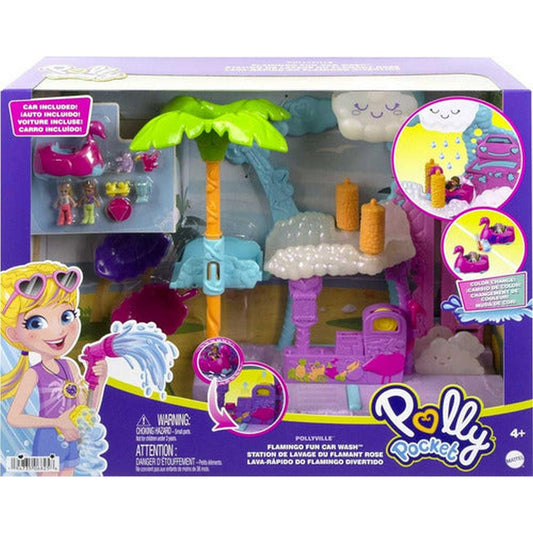 Polly Pocket Muñeca Set Pollyville Auto-lavado Hhj05