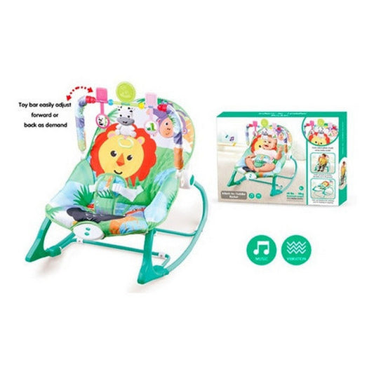 Mecedora De Bebe Verde C/sonido 1784605 E.normal