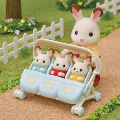 Sylvanian Cochecito De Trillizos 05533sy