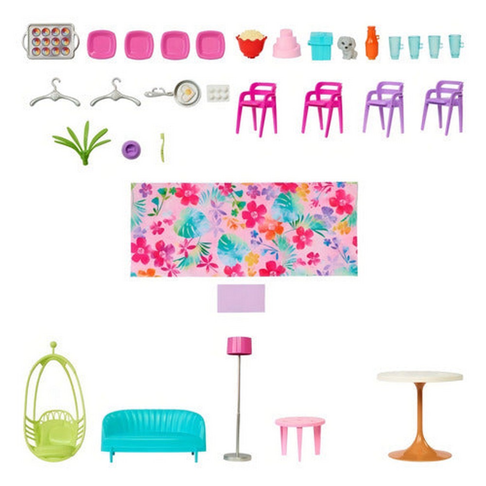 Casa De Muñecas Barbie Malibu Color Multicolor