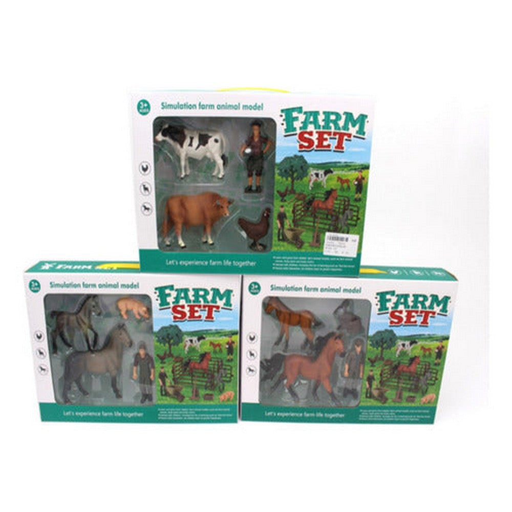 Farm Set Animales De La Granja 2144643