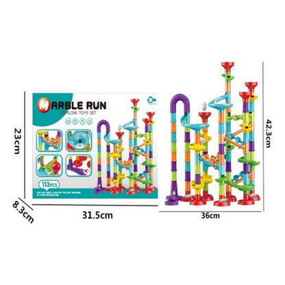 Marble Run Laberinto Bolitas 113 Piezas 2338956 Shine Color Multicolor