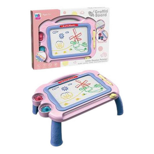 Pizarra Magica Mesa 2094055 Shine Color Rosa