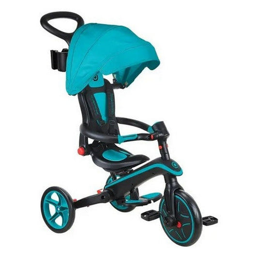 Globber Triciclo Explorer Trike Plegable 4 En 1 Teal 732-105 Color Turquesa-teal