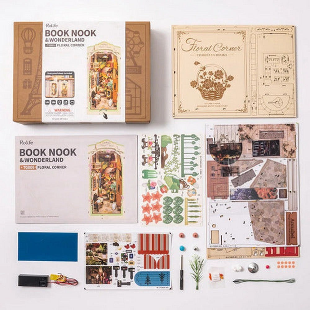 Book Nook - Floral Corner - Robotime