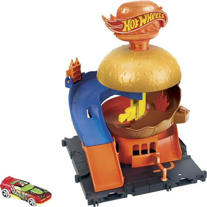 Hotwheels City Pista Burger Blitz Hdr26 Mattel Multicolor