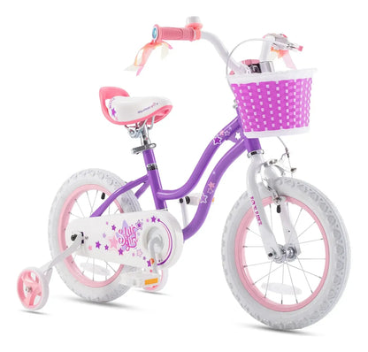 Bicicleta Infantil Royal Baby Stargirl Purpura R16 Rb16g-1