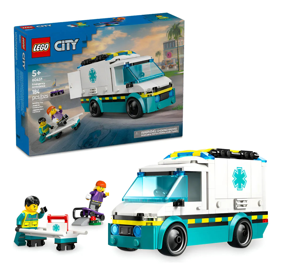 Lego City Ambulancia De Emergencias 60451